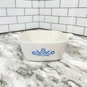 VINTAGE Corning Ware Blue Cornflower P-43-B 2 3/4 Cup Petite Baker Pan